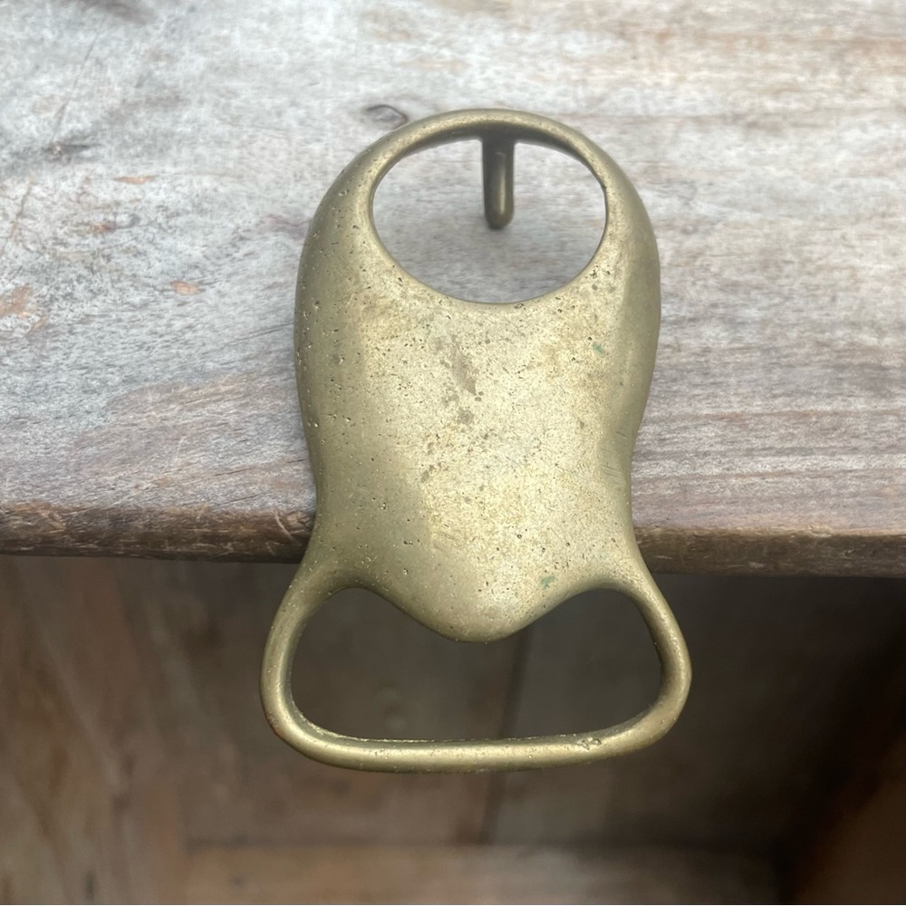 Brass Bottle Opener Belt Buckle Vintage